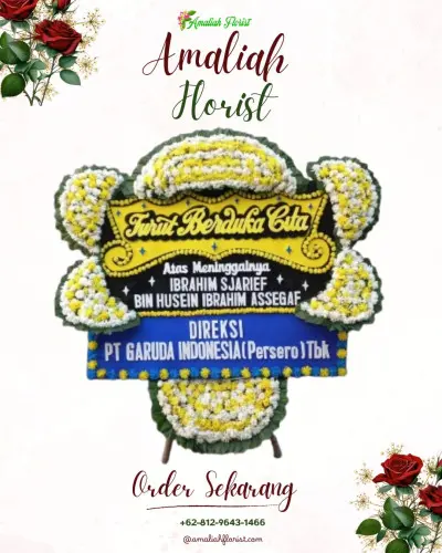 Papan Bunga Duka di Cilongsong